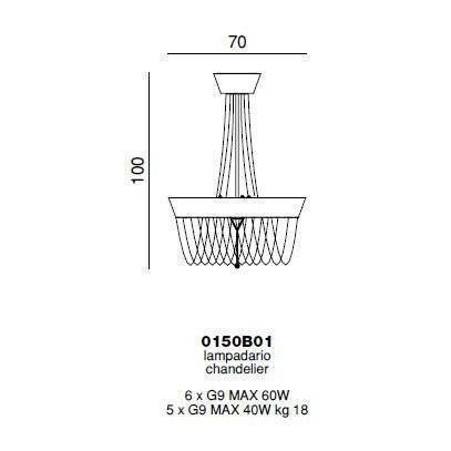 Подвесной светильник Beby Velvet 0150B01 Gold Cut Almond Подвесной светильник Beby Velvet 0150B01 Gold Cut Almond