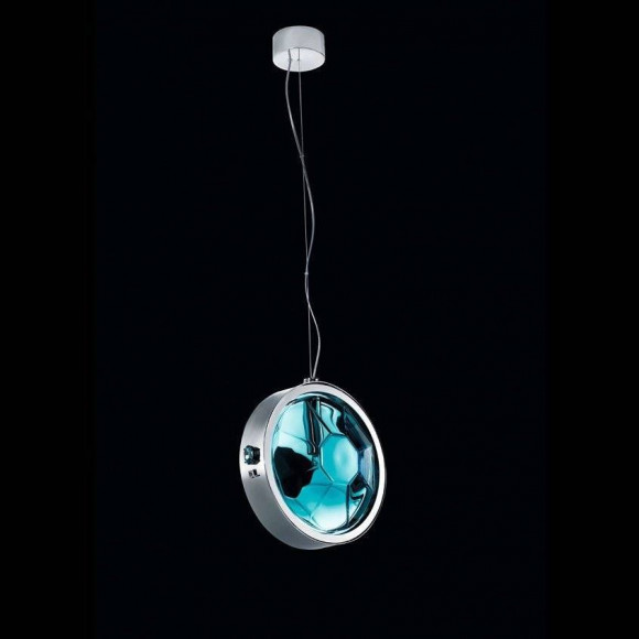 Подвесной светильник Beby Group Stone 5150E03 Chrome Turquoise Подвесной светильник Beby Group Stone 5150E03 Chrome Turquoise