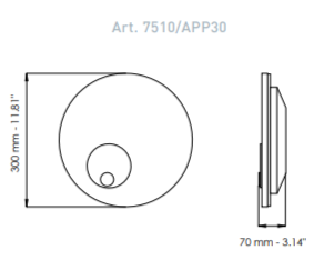 Светильник Patrizia Volpato Luna Nuova 7510 Светильник Patrizia Volpato Luna Nuova 7510