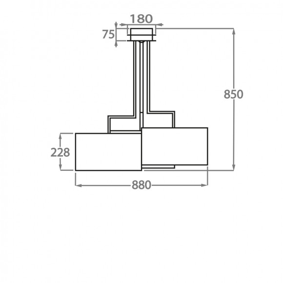 Люстра на штанге Bella Figura Mayfair CL100-5 Люстра на штанге Bella Figura Mayfair CL100-5