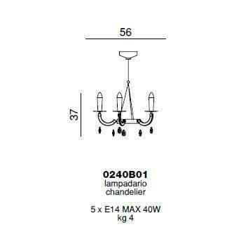 Люстра Beby Group Privilege 0240B01 Chrome Blue Greece SW Blu Violet Люстра Beby Group Privilege 0240B01 Chrome Blue Greece SW Blu Violet